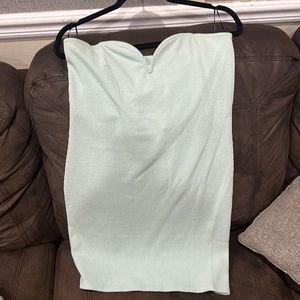 Mint green never worn tube dress